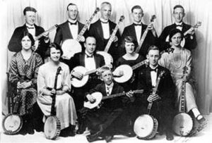 Banjo orchestras were very popular 100 years ago