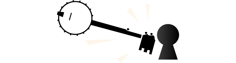 joff lowsons banjo method is like getting the keys to the banjo — iconography